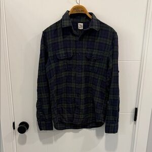 GAP Plaid Shirt Jacket in Blue and Green size XS